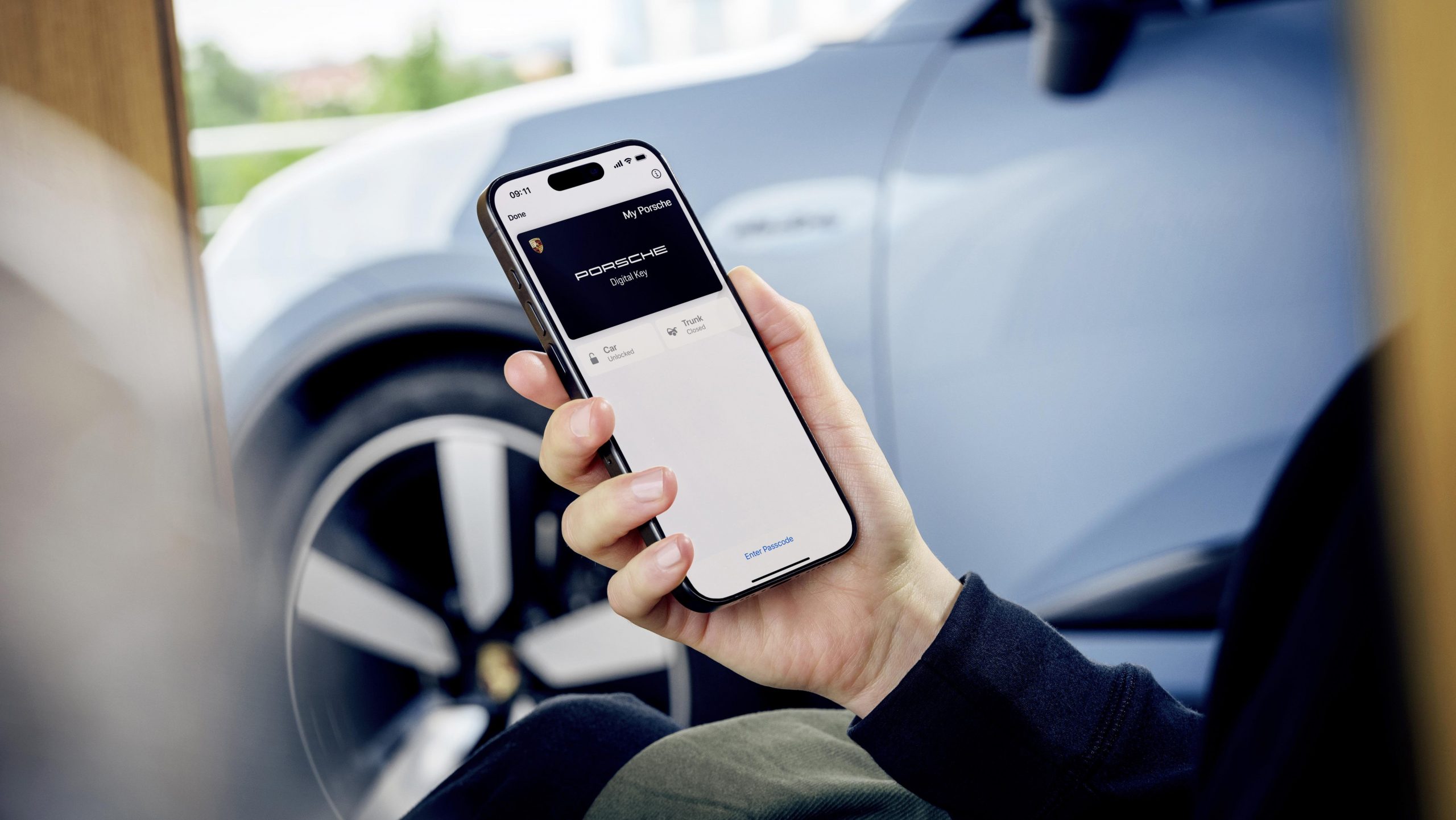 Porsche Macan – Rein per Handy