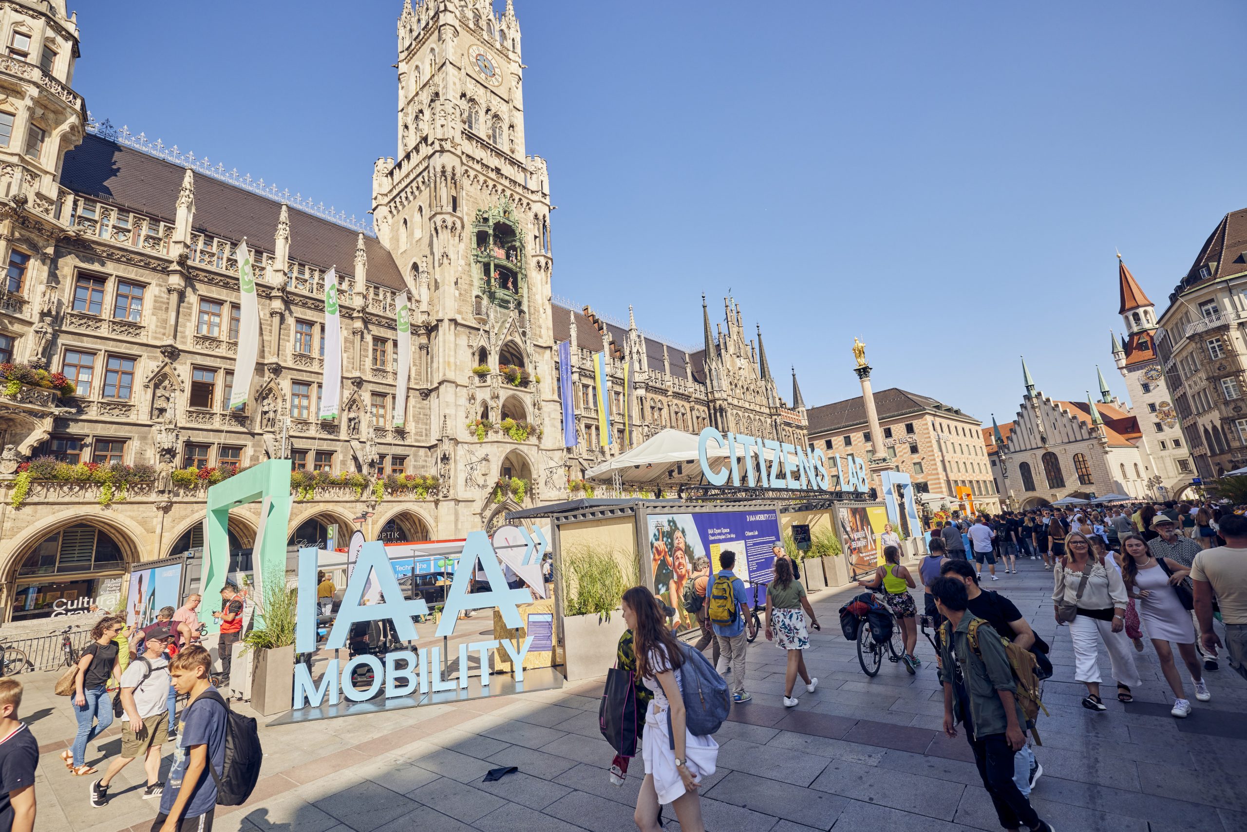 Besucher auf der IAA – Zuletzt wieder aufwärts