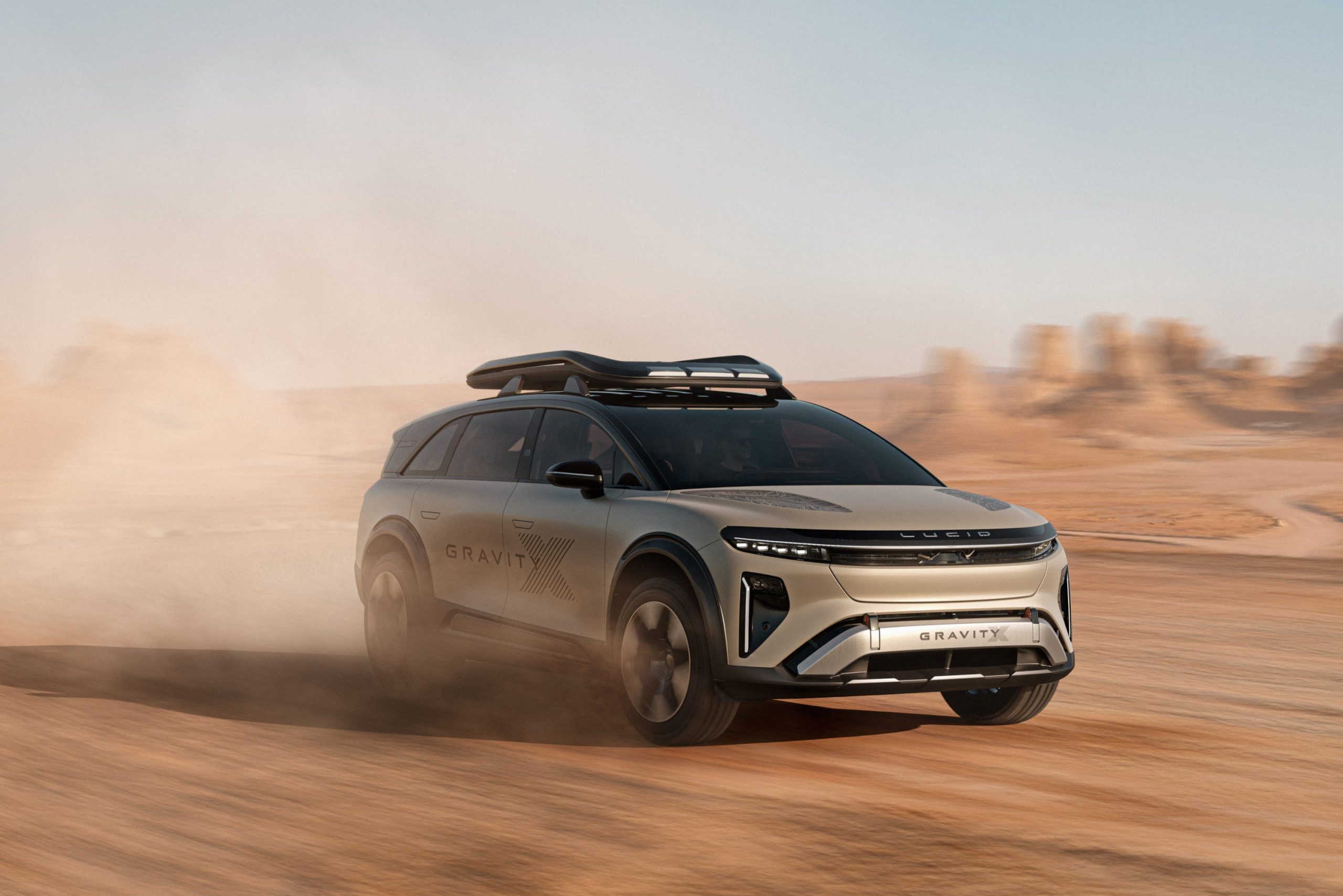 Lucid Gravity X Concept – Lautlos durch die Wildnis
