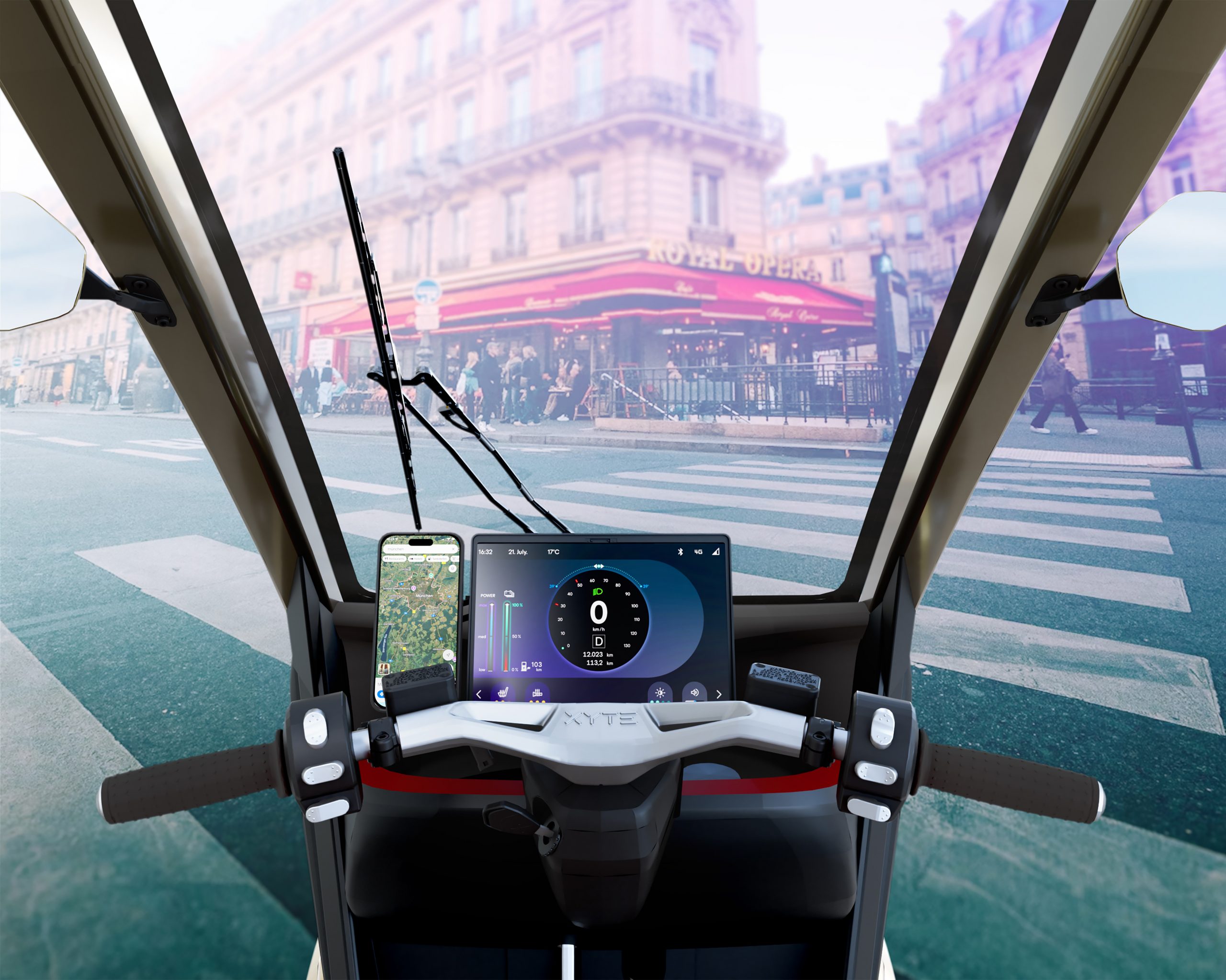 E-Dreirad XYTE One – Das Beste aus zwei Welten